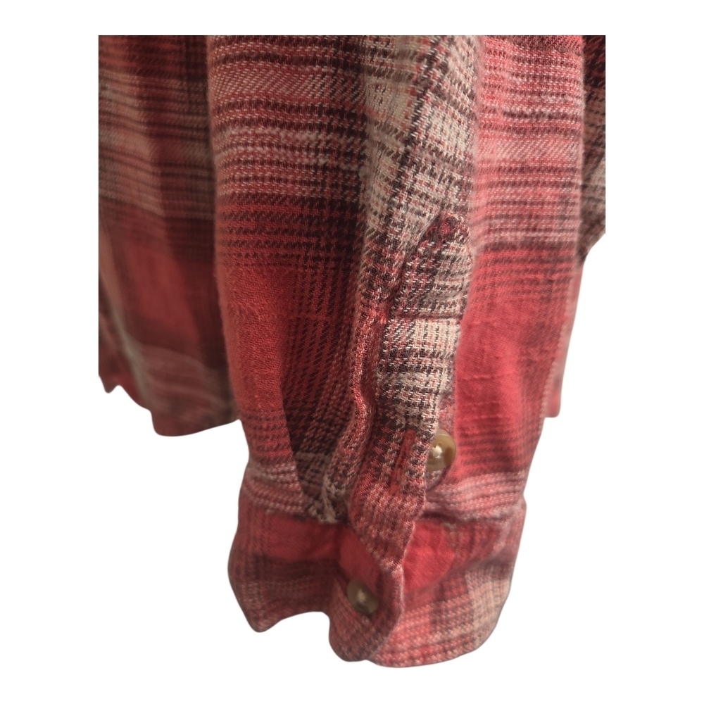 Lucky Brand Pink Plaid Button-Down Shirt - Picture 7 of 10